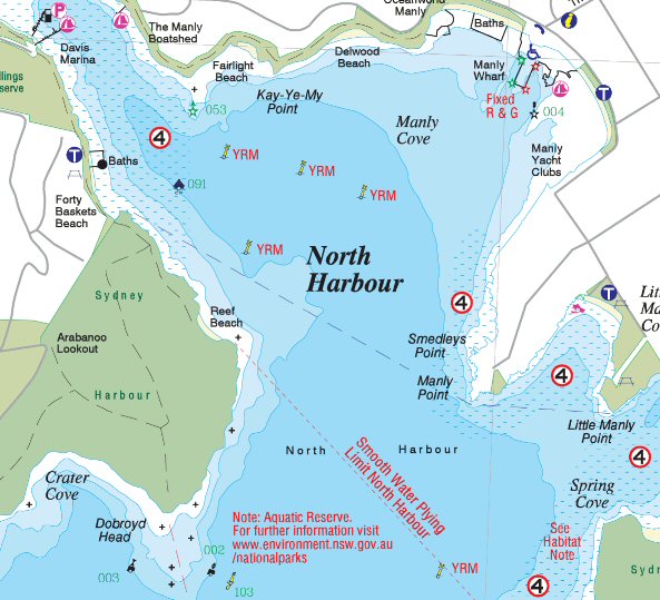 Hawkesbury River Depth Chart